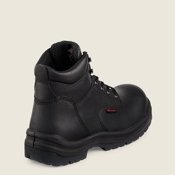 Red Wing Safety Boots Black - Mens King Toe® - 6-inch Toe - 9206-NLCRJ